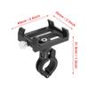 VGEBY Phone Mount, Phone Rack Handlebar Motorcycle Holder with 360 Degree Rotation view 3