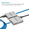 Expert Connect ET4K60M 4K@60Hz HDMI 2.0 Extender Over Cat6/Cat7 up to 200 ft, HDR10, HDCP 2.2, 18 Gbps, IR Pass-Through, HDMI Loop-Out, Cascading, Metal Housing TX/RX Kit view 2