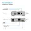 Expert Connect ET4K60M 4K@60Hz HDMI 2.0 Extender Over Cat6/Cat7 up to 200 ft, HDR10, HDCP 2.2, 18 Gbps, IR Pass-Through, HDMI Loop-Out, Cascading, Metal Housing TX/RX Kit view 4