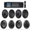 4 JBL 8"+4 6.5" Commercial Black Ceiling Speakers+Amplifier for Restaurant/Bar view 1