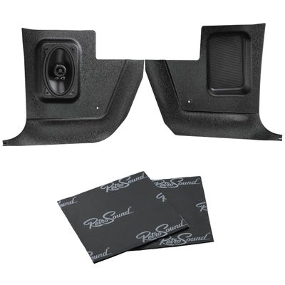 RetroSound Retro Manufacturing Kick Panels with Premium Speakers and Sound Dampening KPM216476-463-M