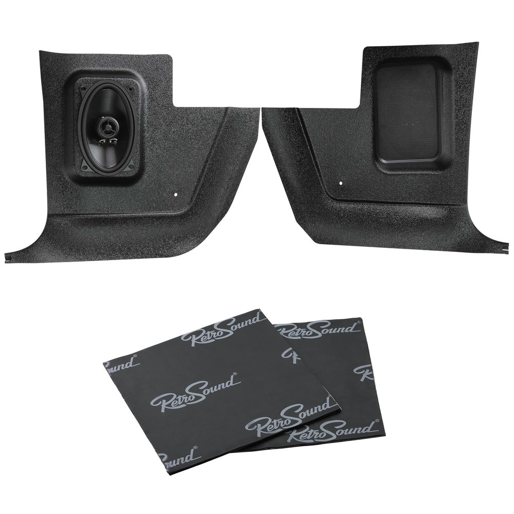 RetroSound Retro Manufacturing Kick Panels with Premium Speakers and Sound Dampening KPM216476-463-M