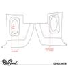 RetroSound Retro Manufacturing Kick Panels with Premium Speakers and Sound Dampening KPM216476-463-M view 2