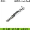 Davitu 100pcs crimp terminals for auto connector, terminals G139 view 2