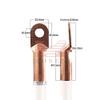 Davitu 10pcs DT185mm2 silent Copper cable terminal Pure copper Wire connector Insert ear Line nose Cable connector cable joint view 2
