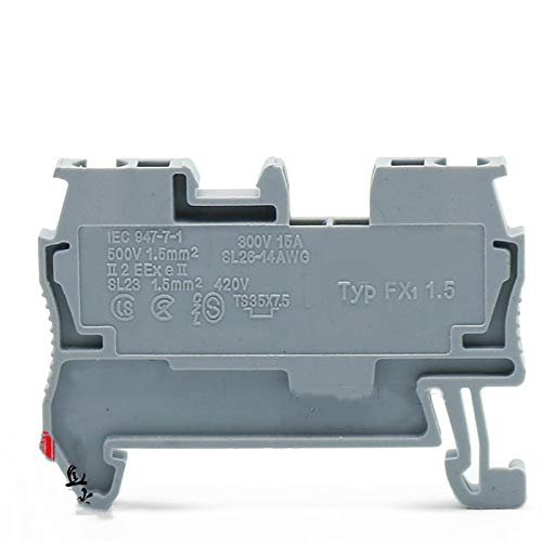 Davitu 10pcs/bag ST1.5 Terminal rail Wiring board connector terminals Wire Cable Terminal - (Color: 10pcs)