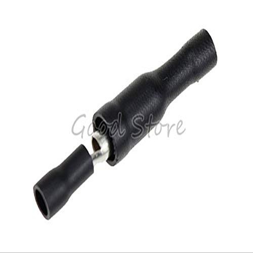 Davitu 50pcs(25Sets) FRD MPD 5Colors Male Female Bullet Connector Insulating Joint Crimp Terminals Wiring Cable Eletric Plug Adapter - (Color: Black)