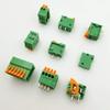 Davitu 5Pcs/KF141R 2/3/4/5/6/7/8/9/10/12 Pin 2.54mm Pitch 150V 1A Pcb Connector Spring Screless Terminal Block Right Angle Green PCB - (Pins: 5PCS KF141R-2Pin) view 1