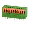 Davitu 5Pcs/KF141R 2/3/4/5/6/7/8/9/10/12 Pin 2.54mm Pitch 150V 1A Pcb Connector Spring Screless Terminal Block Right Angle Green PCB - (Pins: 5PCS KF141R-2Pin) view 3