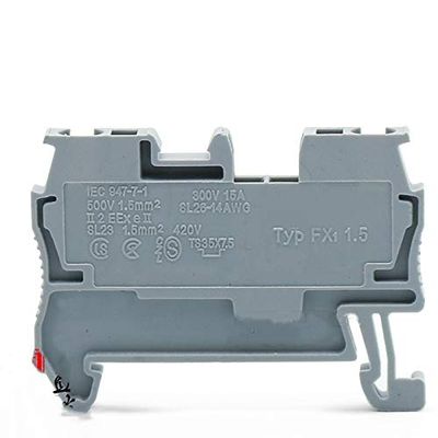 Davitu 10pcs/bag ST1.5 Terminal rail Wiring board connector terminals Wire Cable Terminal - (Color: 50pcs)