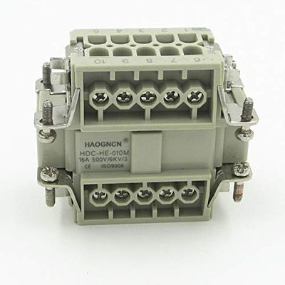 Davitu HDC-HE-010-M/F Heavy Duty connector 10 pin 16A rectangular connector hot runner
