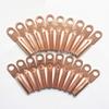 Davitu 20Pcs 35mm2 Cable Lug Terminal Connector Copper Tone for 10.5mm Dia Bolt DT-35 view 1