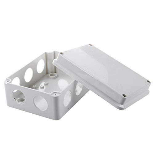 Onvas 152mmx110mmx75mm Cable Connect Waterproof Enclosure Case Junction Box - (Color: White)