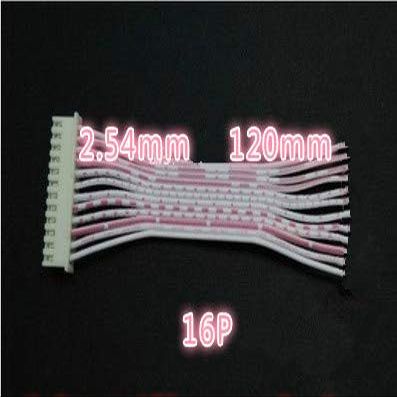 Davitu 50 sets 16 Pin Connector leads Heade 2.54 mm L: 150mm