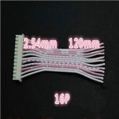 Davitu 50 sets 16 Pin Connector leads Heade 2.54 mm L: 150mm