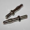 Onvas 500pcs Thread 4mm Uninsulated Banana Plug with 3mm Thread Bolt Fitted for M3 Panel Installation Screw Connector view 1
