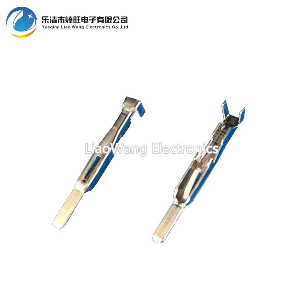 Davitu 100 PCS DJ611A-A2.8B Automotive Connector Copper Terminal Tin Plated 2.8 Series Pin Insert