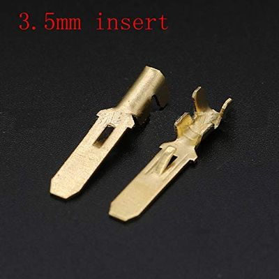 Davitu 30pcs DJ611-C3.5A all copper terminal harness connector terminal 3.5mm insert