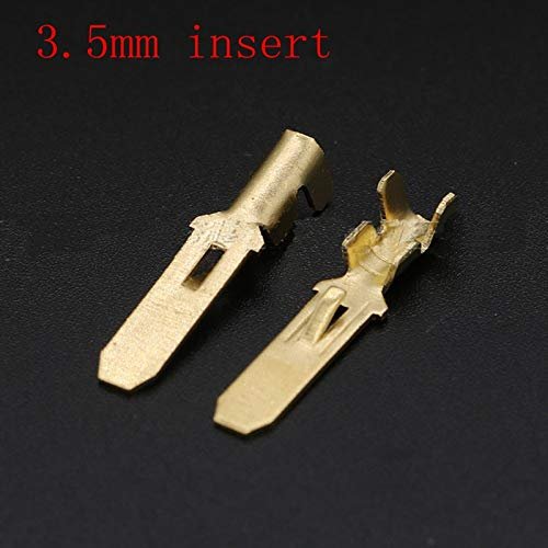 Davitu 30pcs DJ611-C3.5A all copper terminal harness connector terminal 3.5mm insert