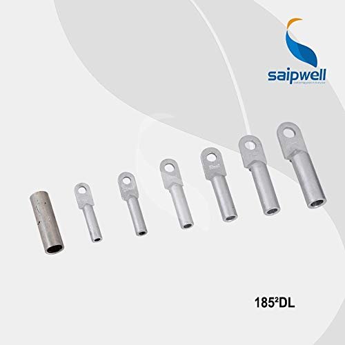 Davitu (10pcs/lot) 185mm2 Aluminum Connecting Cable Lug Terminal SP-DL-185