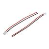 Davitu 10pcs black red JST XH2.54-2P connector cable, cable length 100mm - (Color: as shown) view 3