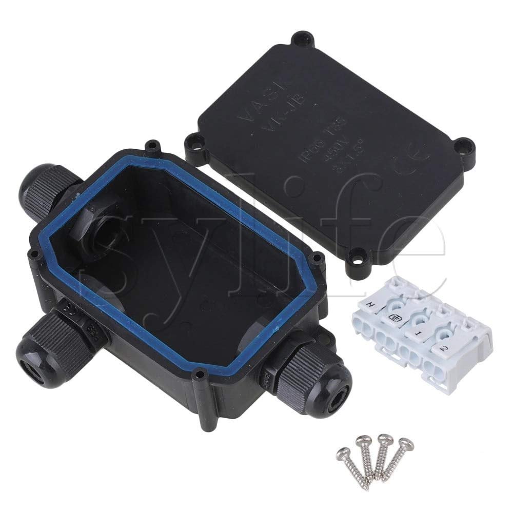 Davitu P66 1 Input 2 Output Outdoor Waterproof Cable Connector Box P02-04 Termi