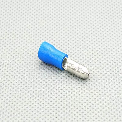 Davitu 100pcs MPD 2-195 Male Bullet Connectors Electrical Terminals with PVC Insulation - (Color: Blue)