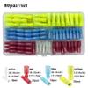 Davitu Scottish lock wire connector terminal block heat shrinkable waterproof intermediate terminal bullet connector terminal box - (Color: 80pair Terminals) view 4