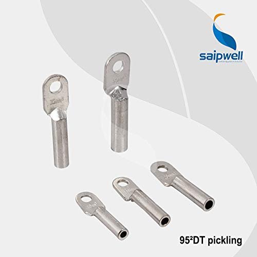 Davitu (10pcs/lot) 95mm2 Square Cable Connector Cable,Pickling The Oil Block Copper Terminals (DT-95)