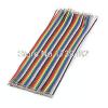 Davitu 2mm Pitch Jumper Cable Wire 40Pin Female Crimp Terminal Connector Colorful 15cm view 1