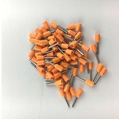 Davitu 1000pcs E4009 12 AWG 4.0mm2 Insulated Cord End Terminal Wire Ferrules - (Color: Orange)