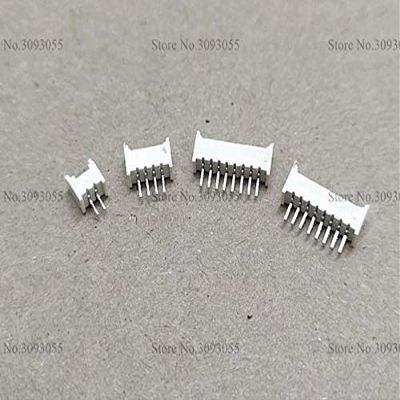 Davitu 30PCS Free 1.25mm Pitch Connector Micro JST Horizontal Straight Pin 2/3/4/5/6/7/8/9/10/11/12P Male Socket Heat Resistance - (Color: straight, Pins: 10P)