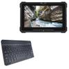BoxWave Keyboard Compatible with Dell Latitude 7212 Rugged Extreme Tablet - SlimKeys Bluetooth Keyboard, Portable Thin with Chiclet-Style Keys - Jet Black view 1