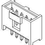 90136-2109, Conn Shrouded Header HDR 9 POS 2.54mm Solder RA Thru-Hole C-Grid III Tray (50 Items)