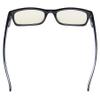 CessBlu Blue Light Filter Eyeglasses Readers,Anti Blue Rays,UV Protection,Computer Reading Glasses for Men Women(Black) +2.5 view 4