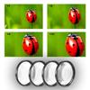 4 Piece 67mm Close-Up Filter Kit (+1, 2, 4, 10 Diopter) for Tamron AF 28-75mm f/2.8 Lens view 1
