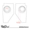 Retro Manufacturing RetroSound Kick Panels KPC594753 Compatible with 1947-53 Chevy Trucks view 2