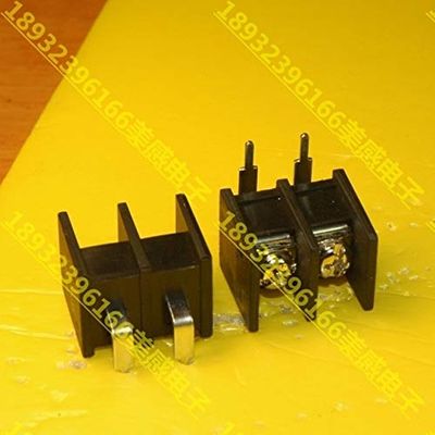 Davitu Barrier PCB Terminal Block 45C/9500 9.5mm 45R-9.5 CURVED NEEDLE 45M-9.5 fixed 5P 6P 7P 8P 9P 10P 11P 12P 9.5MM-2P 9.5MM-4P - (Color: 45R-9.5 CURVED, Pins: 7P SEND 40PCS)