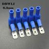 Davitu 100pcs 50pairs 2.8mm 4.8mm 6.3mm Female Male Electrical Wiring Connector Insulated Crimp Terminal Spade FDFD2-250 MDD2-250 - (Color: 2.8mm Red 50pairs) view 3