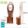 Davitu 10pcs OT 20A Cable Wire Terminal Connector Copper Lugs Durable Quality view 1