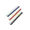 Davitu 15Pcs 12 Positions Pre-insulated Wire Connector Fork Terminal Block Strip Black Red Blue TB2512 400V 10A for 4mm Cable view 1