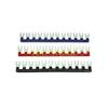 Davitu 15Pcs 12 Positions Pre-insulated Wire Connector Fork Terminal Block Strip Black Red Blue TB2512 400V 10A for 4mm Cable view 2