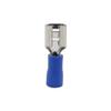 Davitu FDD 2-250 full Insulated female 1.5-2.5mm2 Crimp joint Terminal Cable Wire Connector instulating copper 100pcs/lot 16-14 AWG - (Color: Blue) view 1