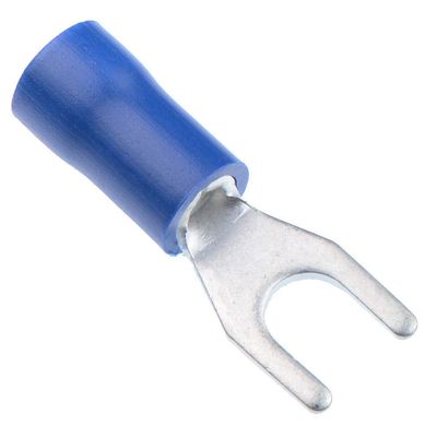 Davitu 100 x BLU 4.3MM ISOLATI Capocorda Terminale a forcella