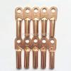 Davitu 10Pcs 95mm2 Cable Lug Terminal Connector Copper Tone for 12.5mm Dia Bolt DT-95 view 1