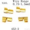 Davitu 2000Pcs/Lot 452-2 U-shaped Terminal Tab Cold Inserts Connectors Terminal Connector Cable Wire Cable Lug 0.75-1.5mm2 view 2