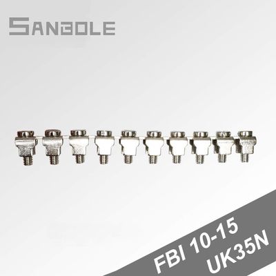 Davitu Terminal Center Connector for UK-35N Type Connect Bar Fixed Bridge Connect FBI 10-15 Terminal Parallel Bar (5PCS) - (Color: (5PCS))