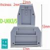 Davitu 10pcs/lot D-UKK3/5 UK Wire Cable UKK3 UKK5 double terminal sealing plate baffle plate view 1
