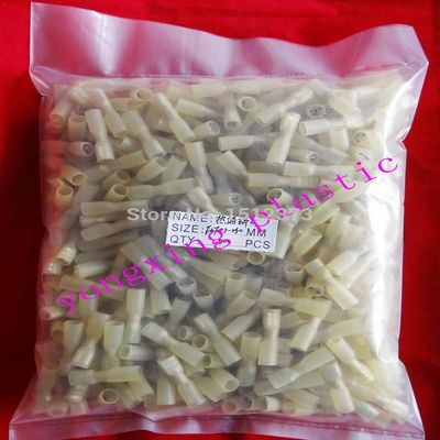 Davitu 500pcs package Heat shrinkable Full-insulating Female Terminal 12-10AWG(4-6) square cable FDFD5-250