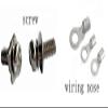 Davitu M5 Red Copper PCB Circuit Board Soldering Lug Welding Terminal 85A 1010mm Quadruped Connector - (Color: terminal screw) view 3